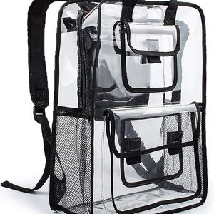 Clear backpack.  Estrarer